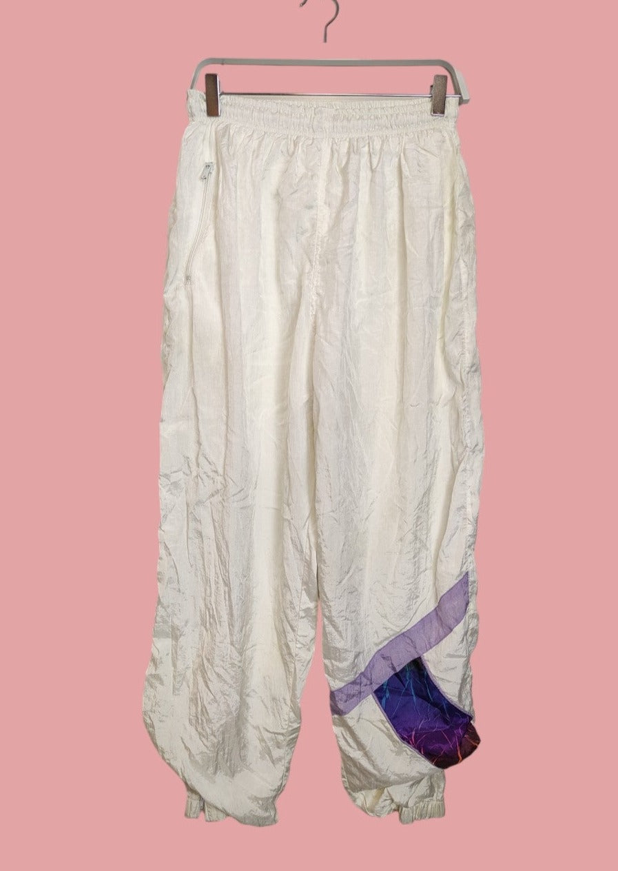 Γυναικείο, Αθλητικό Σετ- Αθλητική Ζακέτα - Φόρμα σε Λευκό χρώμα (Large)