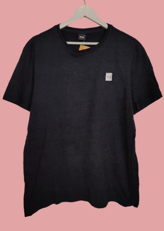 Premium Branded Ανδρική Casual Μπλούζα - T-Shirt σε Μπλε Σκούρο Χρώμα (Large)