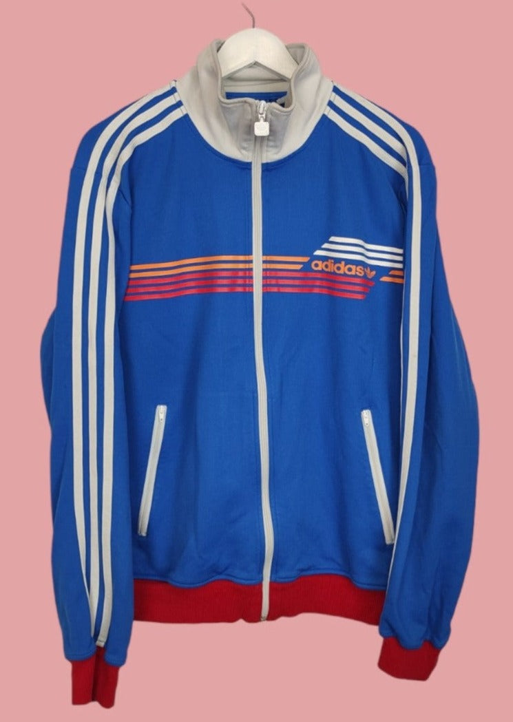 Αθλητική, Ανδρική Ζακέτα ADIDAS σε Μπλε χρώμα (Medium)