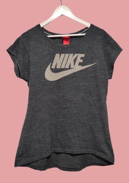 Top Branded, Γυναικεία Μπλούζα - T-shirt σε Σκούρο Γκρι Χρώμα (Medium)
