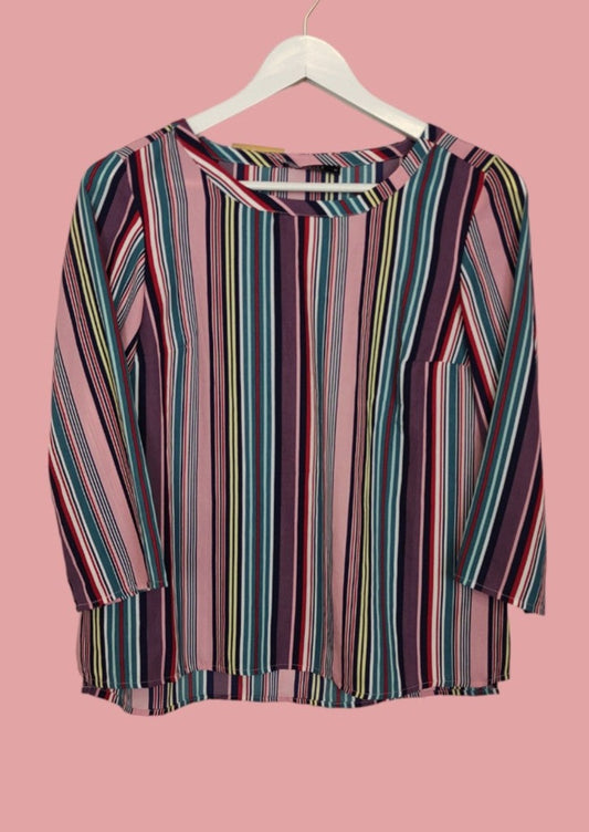 Ριγέ, Γυναικεία Μπλούζα MOHITO COLLECTION σε Παστέλ Χρώματα χρώμα (XS)
