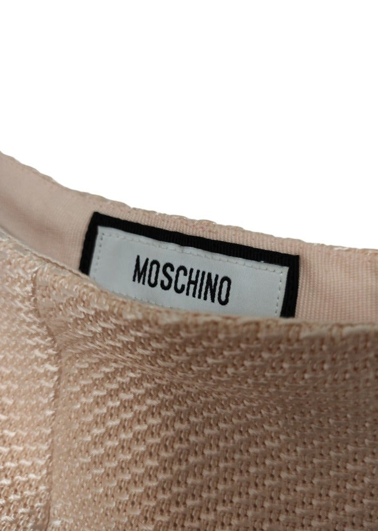 Premium Branded, Midi Φούστα σε ίσια γραμμή και Παλ Ροζ χρώμα (Large)