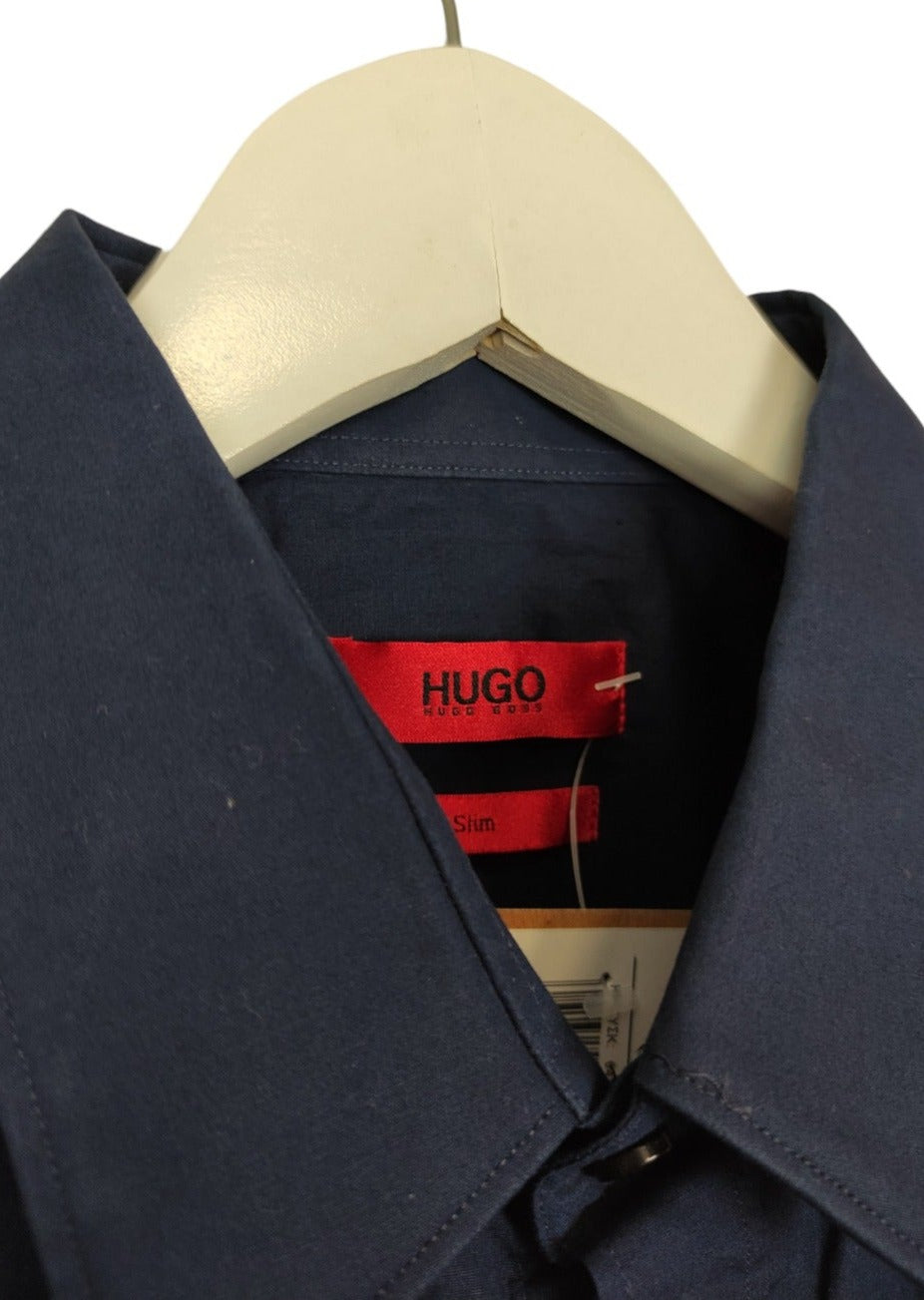 Ανδρικό Πουκάμισο HUGO BOSS σε Σκούρο Μπλε Χρώμα (Medium)