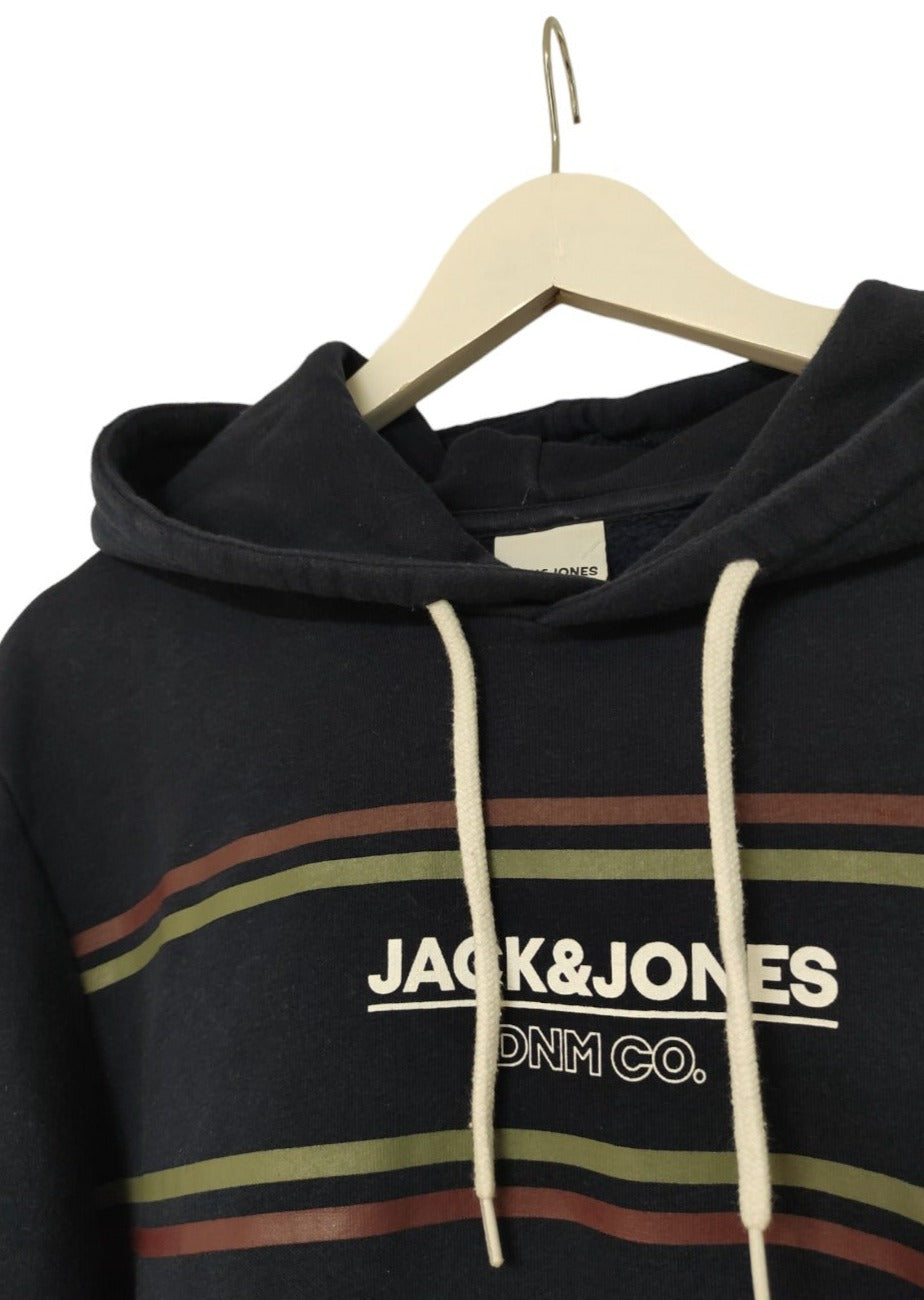 Ανδρική Φούτερ Μπλούζα JACK & JONES σε Σκούρο Μπλε Χρώμα (Large)