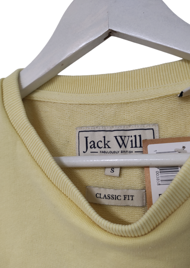Γυναικεία Φούτερ Μπλούζα JACK WILLIS σε Κίτρινο χρώμα (Small)