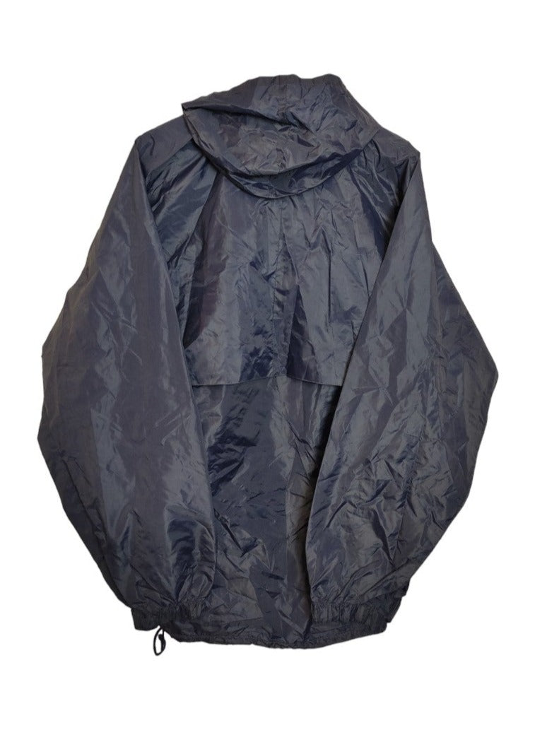 Αδιάβροχο, Λεπτό Ανδρικό Πανωφόρι K-WAY σε Σκούρο Μπλε Χρώμα (XL)