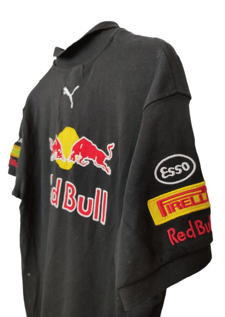 Ανδρική Casual Μπλούζα - T-Shirt Red Bull σε Μαύρο Χρώμα (XL)