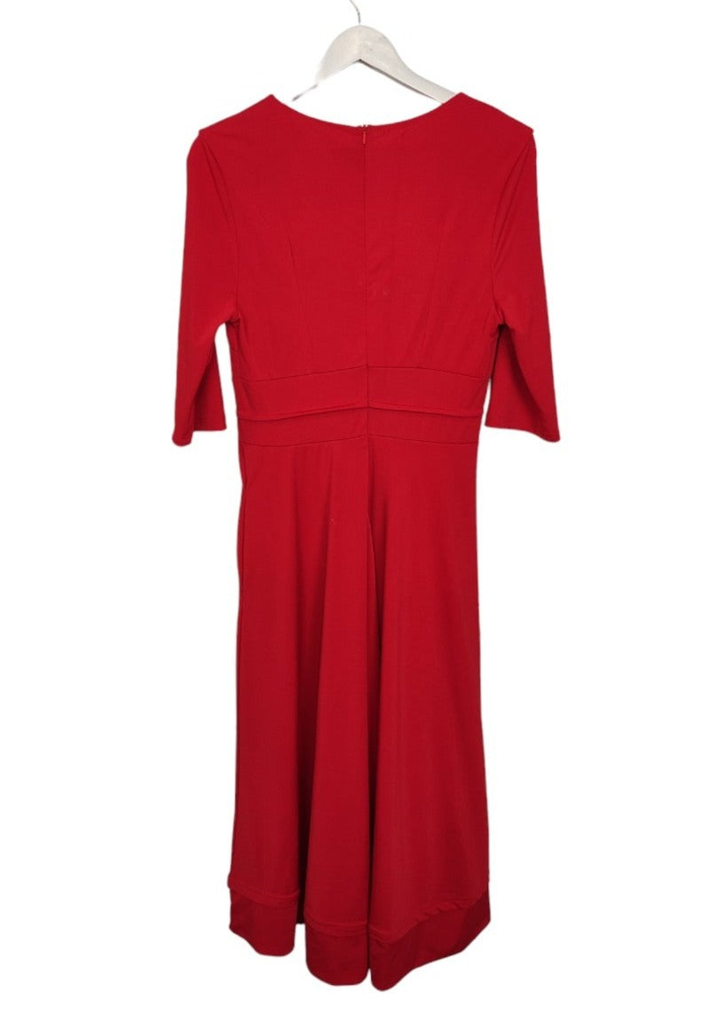 Ελαστικό, μακρύ Φόρεμα AZBRO σε Κόκκινο χρώμα (M/L)