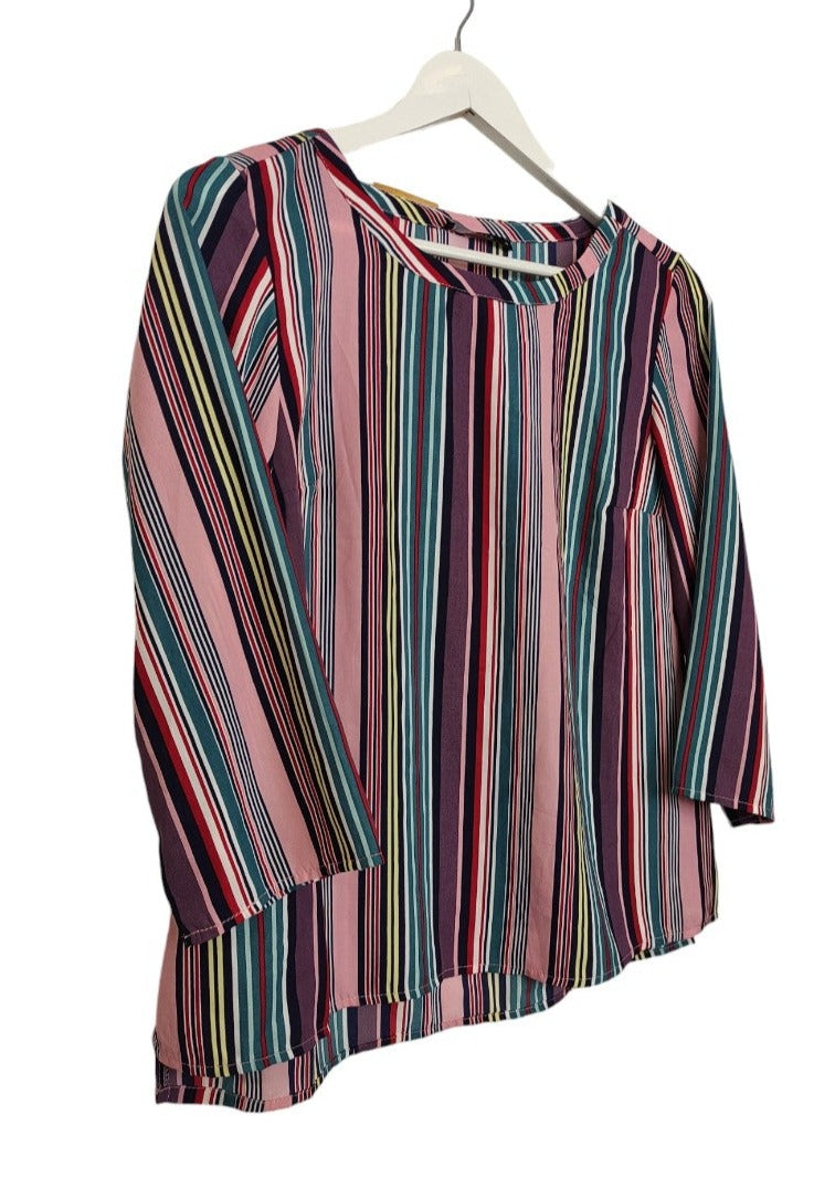Ριγέ, Γυναικεία Μπλούζα MOHITO COLLECTION σε Παστέλ Χρώματα χρώμα (XS)