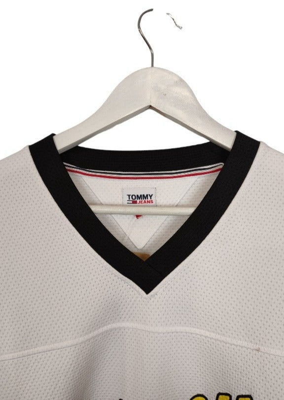 Ανδρική Μπλούζα - T-Shirt TOMMY HILFIGER  σε Λευκό Χρώμα (Large)