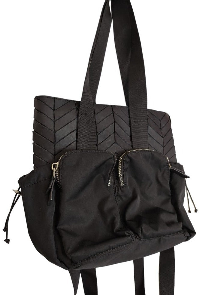 Γυναικεία Τσάντα/Backpack PARFOIS σε Μαύρο Χρώμα