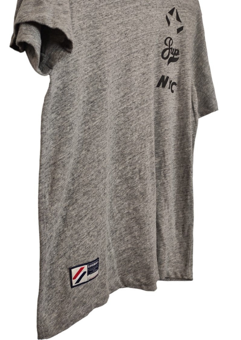 Ανδρική Μπλούζα - T-Shirt SUPERDRY σε Γκρι Χρώμα (Small)