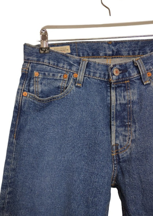 Ανδρικό Τζιν Παντελόνι LEVI'S 501 Premium σε Μπλε Denim (No 30)