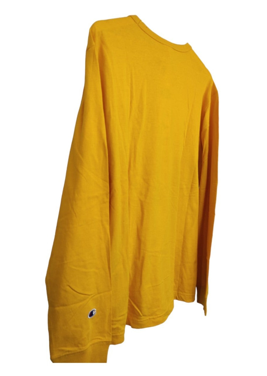 Μακρυμάνικη, Casual Ανδρική Μπλούζα Champion σε Μουσταρδί Χρώμα (L - XL)