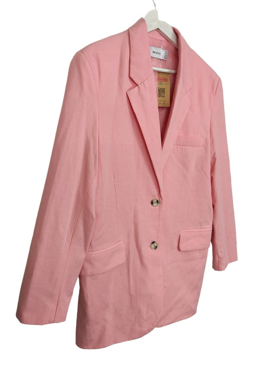 Γυναικείο Σακάκι BERSHKA σε Ροζ χρώμα (Medium)