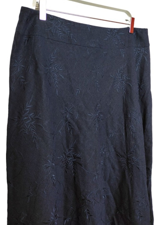Stock, Maxi Φούστα MACKAYS σε Σκούρο Μπλε χρώμα (XL/2XL)