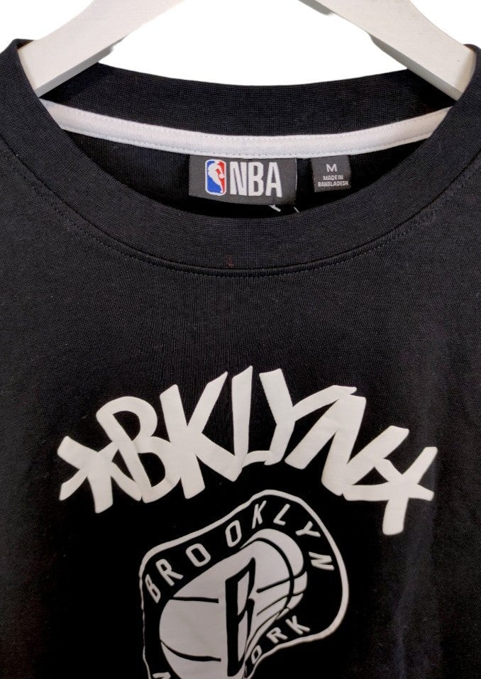 Ανδρική Μπλούζα NBA BROOKLYN σε Μαύρο χρώμα (Medium)