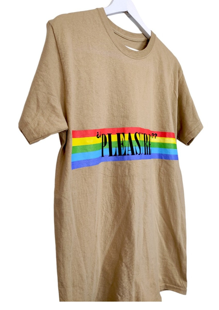 Ανδρική Μπλούζα - T- Shirt PLEASURE σε Ανοιχτό Καφέ χρώμα (Medium)