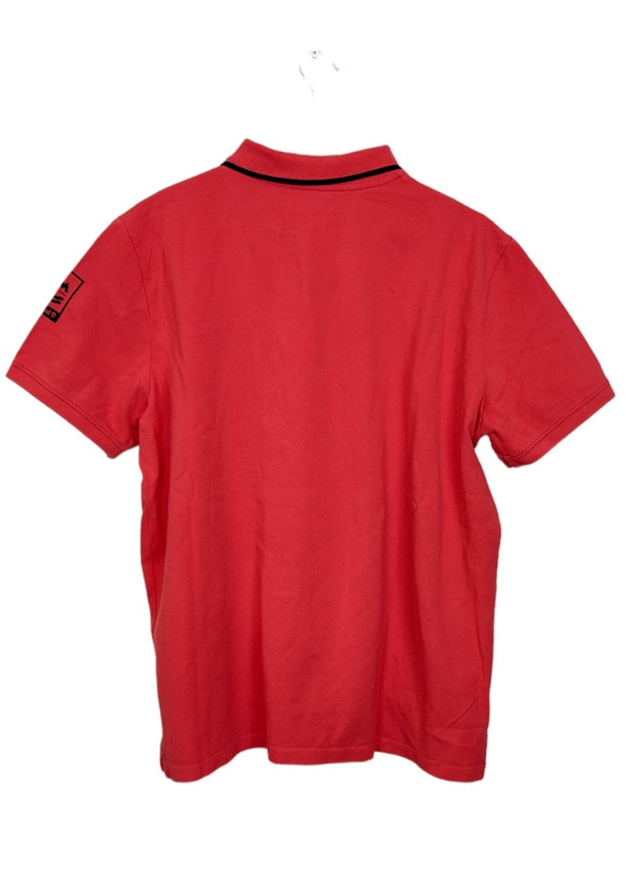 Ανδρική Μπλούζα - T-Shirt τύπου Polo TIMBERLAND σε Κοραλί Χρώμα (XL)