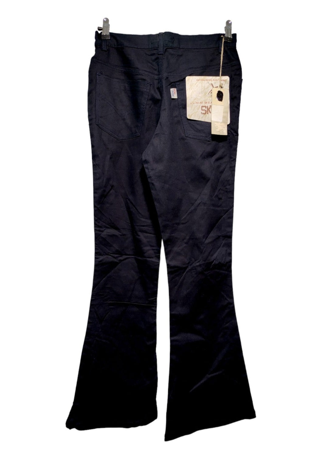 Stock, Vintage Style, Γυναικείο, Ελαστικό Tζιν Παντελόνι SKEYS σε Σκούρο Μπλε Χρώμα (Νο44-Small)