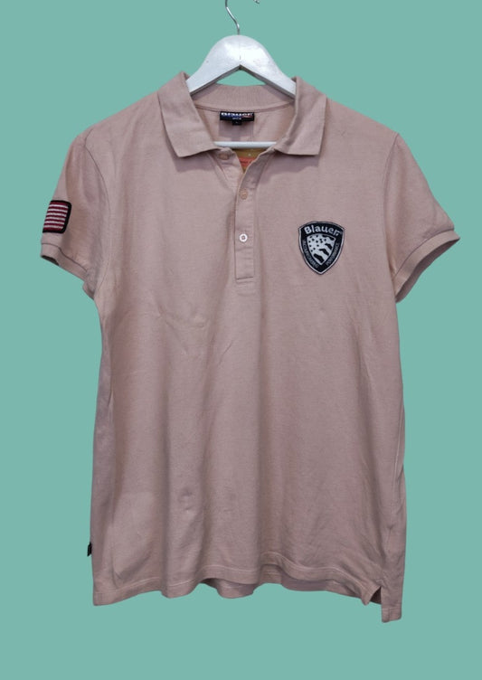 Κοντομάνικη Ανδρική Μπλούζα - T-Shirt BLAUER USA σε Dirty Pink (Medium)