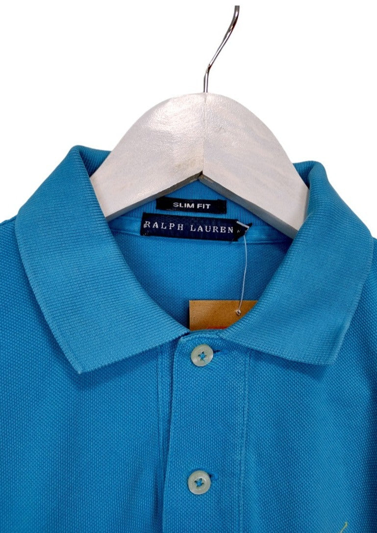 Γυναικεία Μπλούζα - T-Shirt RALPH LAUREN τύπου Polo σε Γαλάζιο Χρώμα (Small)
