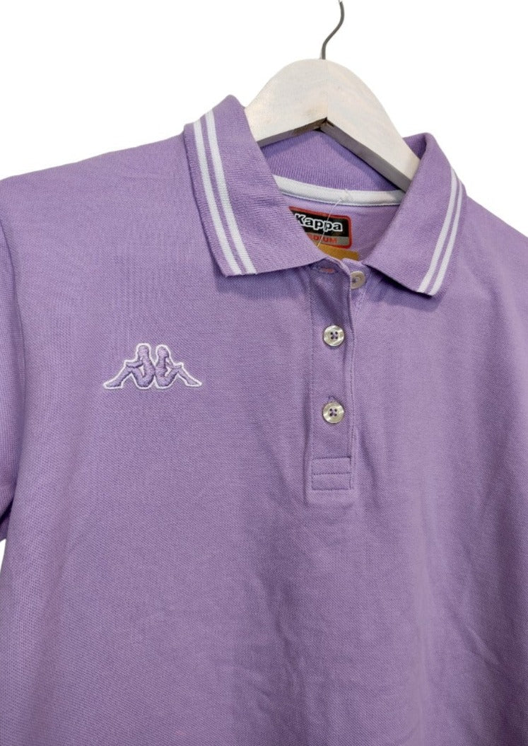 Γυναικεία Μπλούζα - T-Shirt Polo Style KAPPA σε Λιλά Χρώμα (S/M)