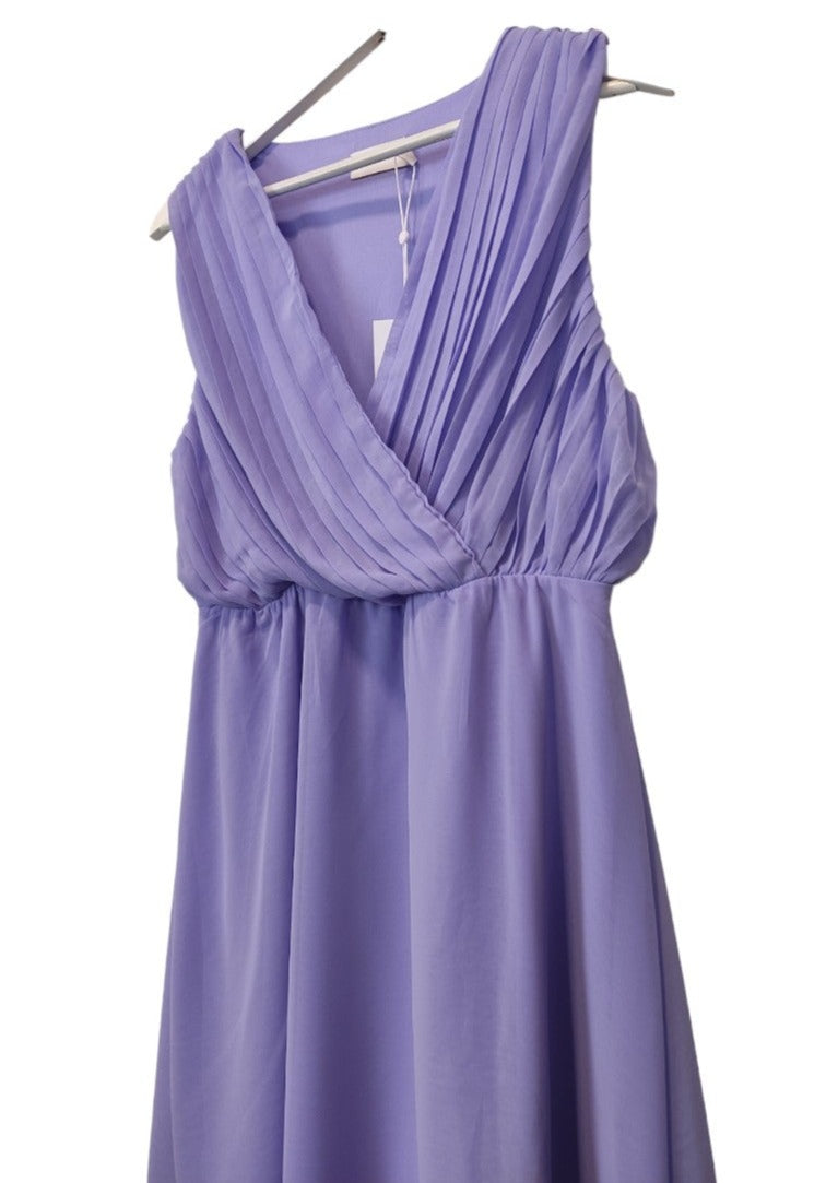 Outlet, Μίνι Φόρεμα VILA σε Παλ Μωβ χρώμα (Medium)