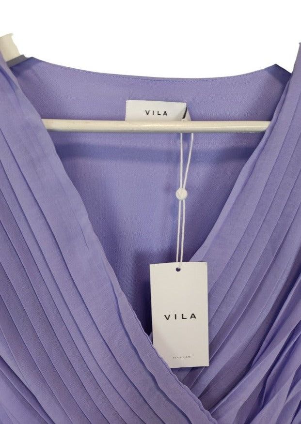 Outlet, Μίνι Φόρεμα VILA σε Παλ Μωβ χρώμα (Medium)