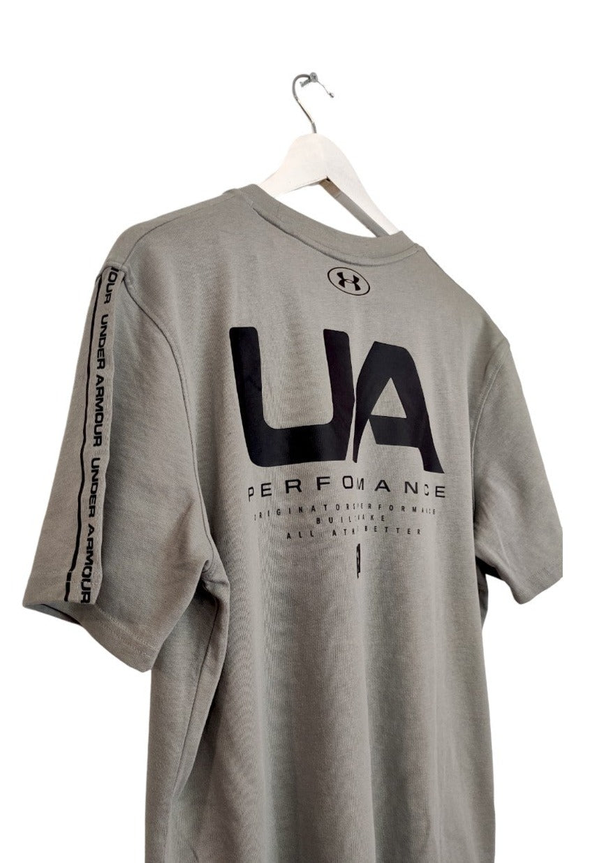 Αθλητική Ανδρική Μπλούζα - T-Shirt UNDER ARMOUR σε Γκρι χρώμα (Medium)