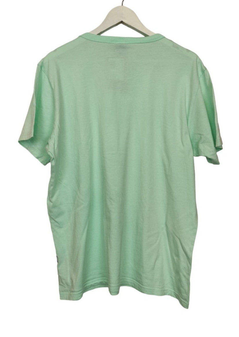 Αθλητική Ανδρική Μπλούζα - T-Shirt RAW σε Παλ Πράσινο χρώμα (Large)