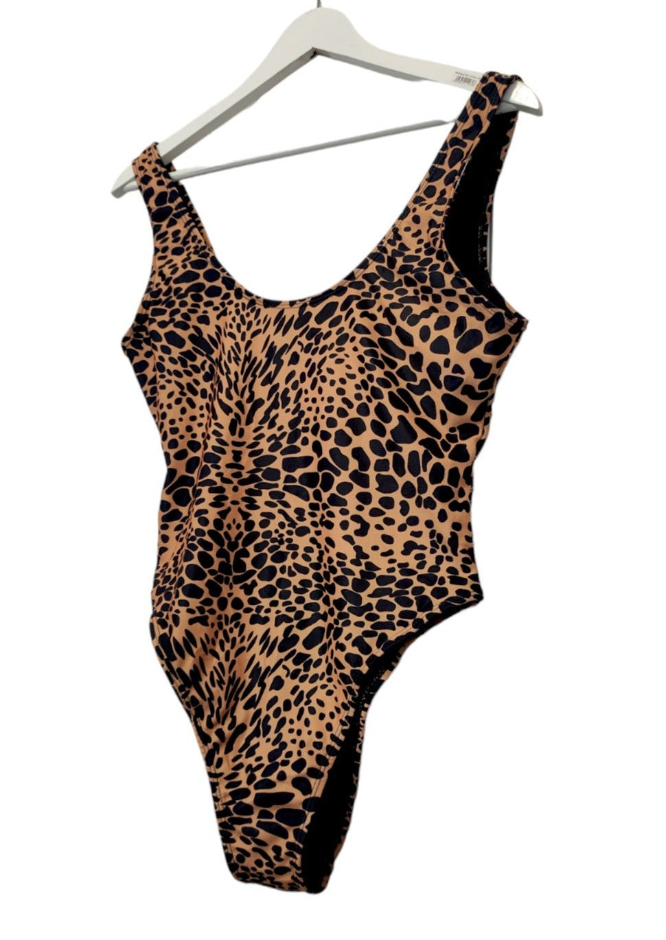 Animal Print, Ολόσωμο Γυναικείο Μαγιό BOOHOO σε Dirty Πορτοκαλί χρώμα (M/L)