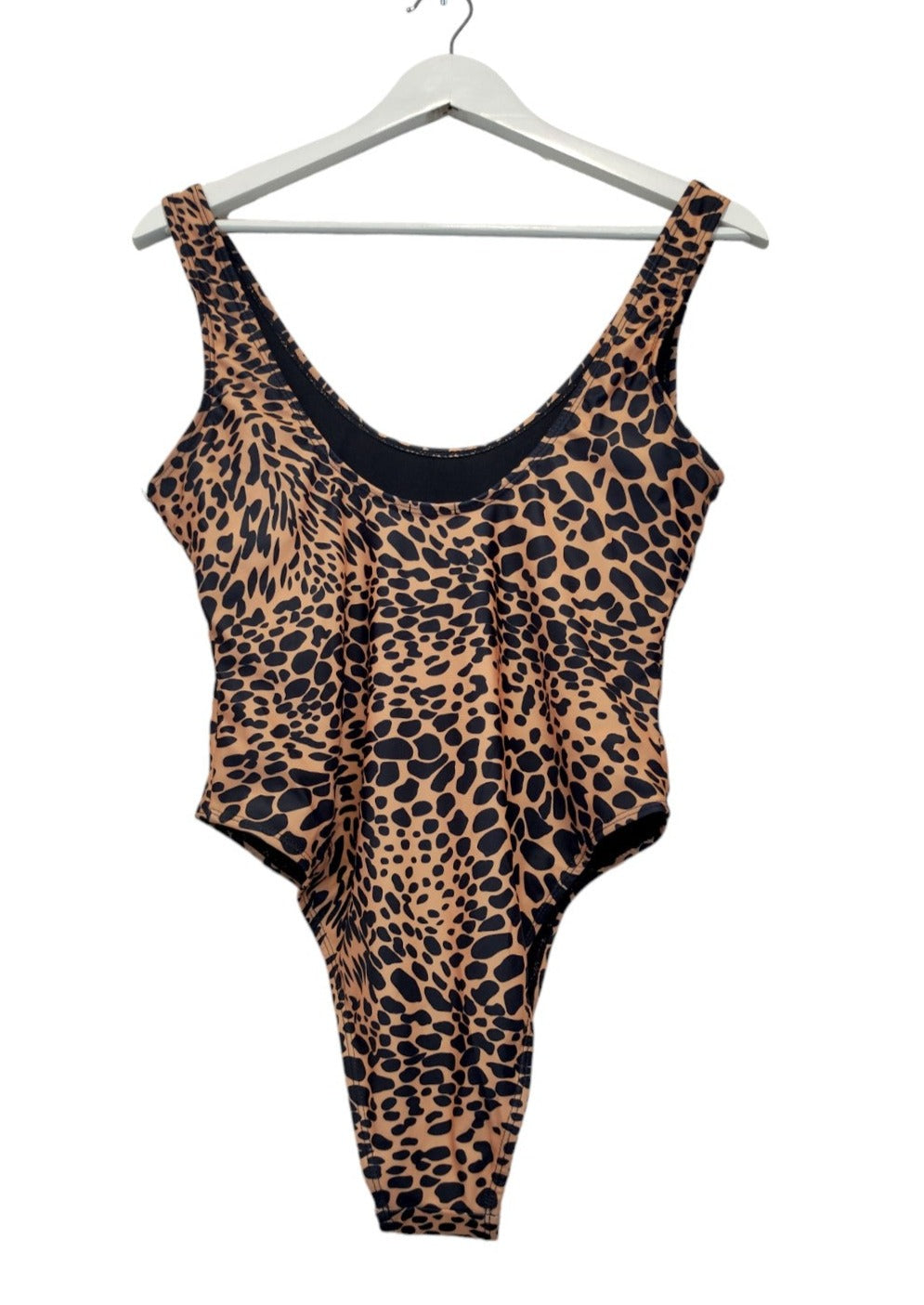 Animal Print, Ολόσωμο Γυναικείο Μαγιό BOOHOO σε Dirty Πορτοκαλί χρώμα (M/L)