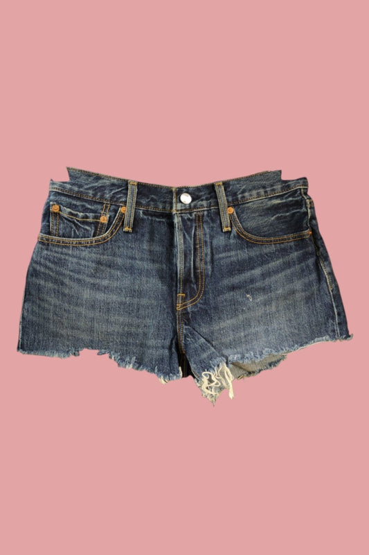 Τζιν Γυναικείο Σορτς LEVI' S σε Κλασικό Denim (W27 - Small)