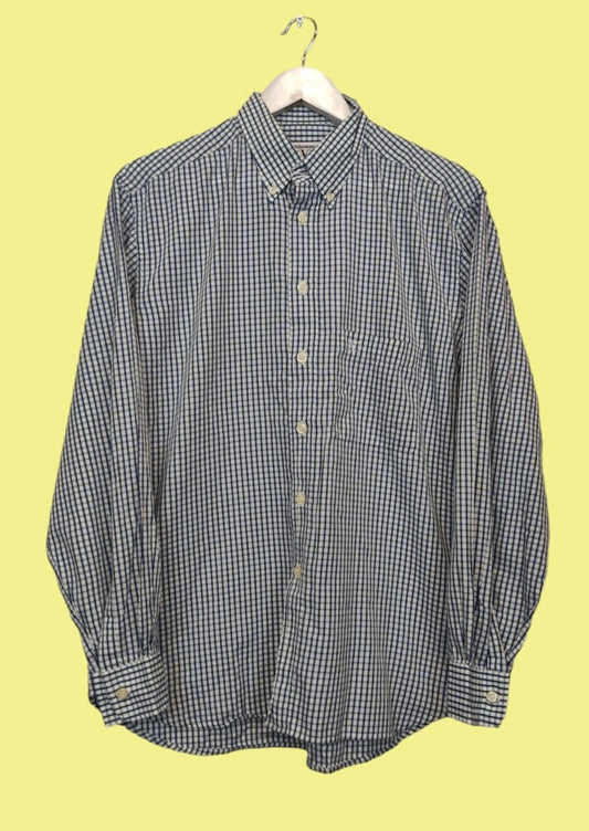 Καρό Ανδρικό Πουκάμισο VALENTINO CHEMISES σε Σιέλ/Μπλε χρώμα (Medium)