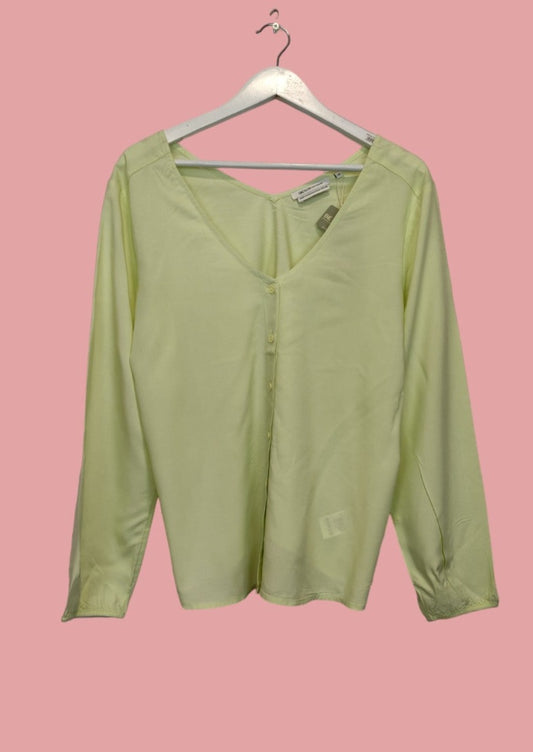 Outlet, Δροσερή Γυναικεία Μπλούζα TOM TAILOR σε Παλ Λαχανί χρώμα (Medium)