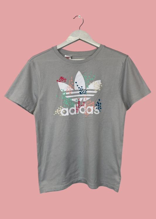 Γυναικεία Μπλούζα - T-Shirt ADIDAS σε Γκρι Χρώμα (Medium)