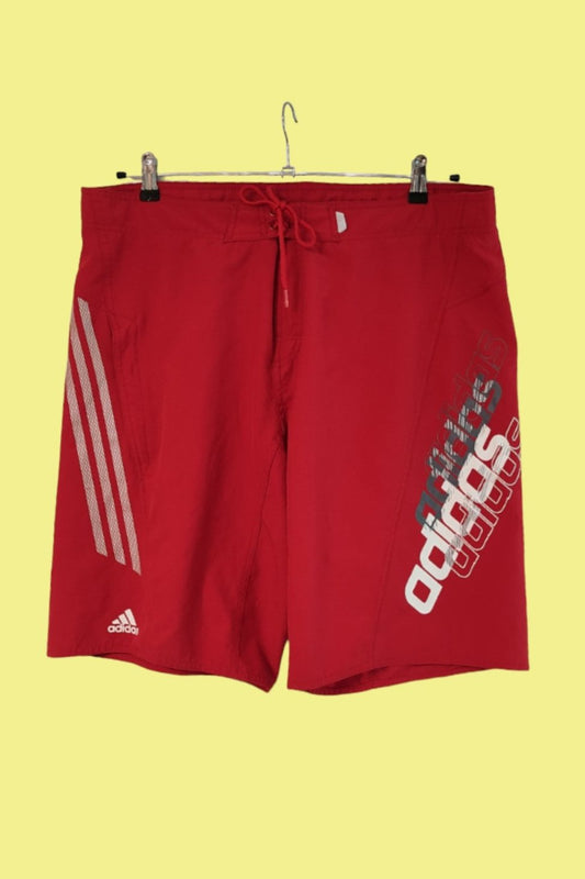 Ανδρική Βερμούδα/ Μαγιό ADIDAS σε Κόκκινο χρώμα (XL)