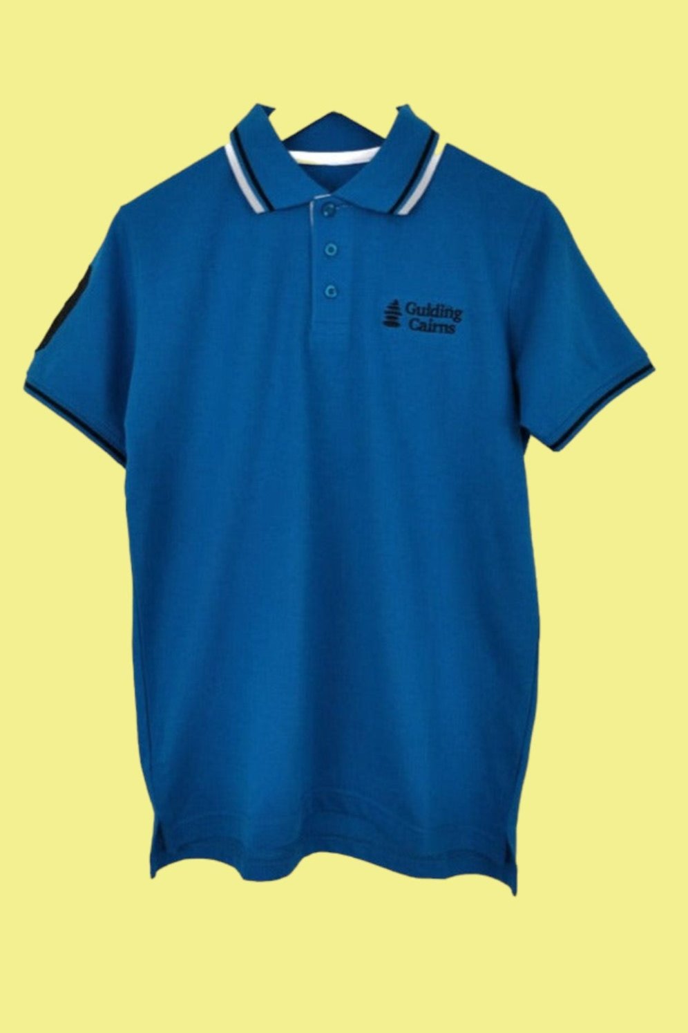 Stock Ανδρικό POLO Τ-shirt GUIDING CAIRNS σε Γαλάζιο χρώμα