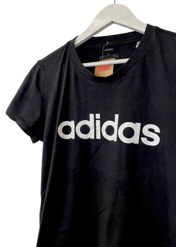 Γυναικεία Μπλούζα - T-Shirt ADIDAS σε Μαύρο Χρώμα (Medium)