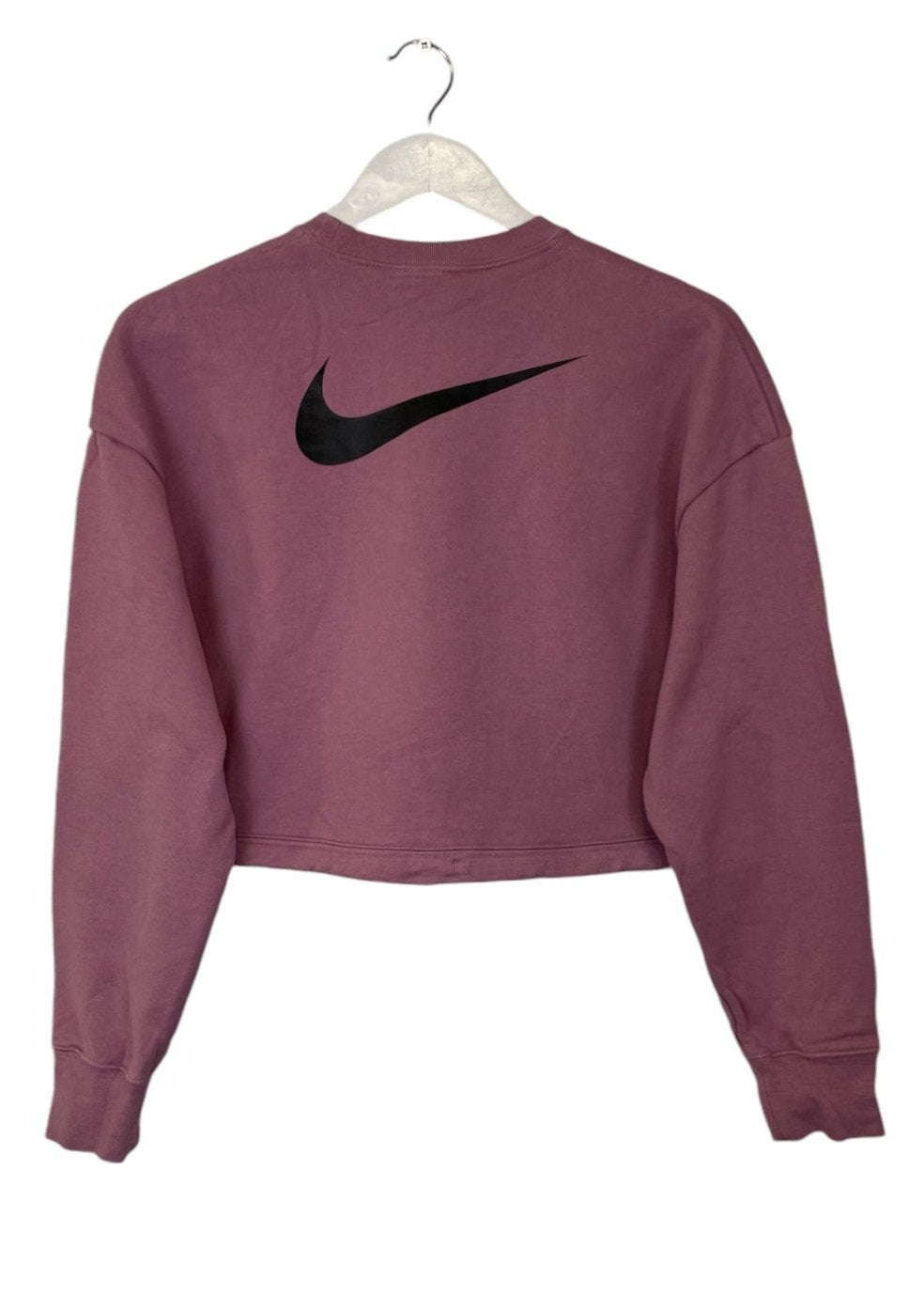 Crop, Γυναικεία Φούτερ Μπλούζα NIKE σε Ροζ χρώμα (Medium)