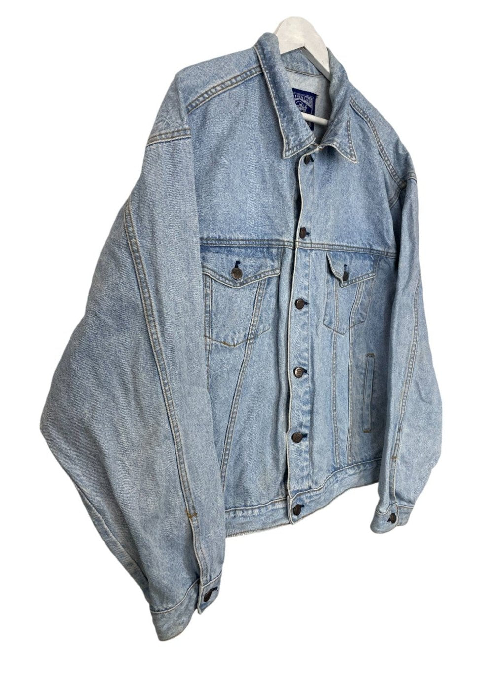 Vintage, Ανδρικό Τζιν Τζάκετ HARD ROCK σε Ανοιχτό Denim (XL)