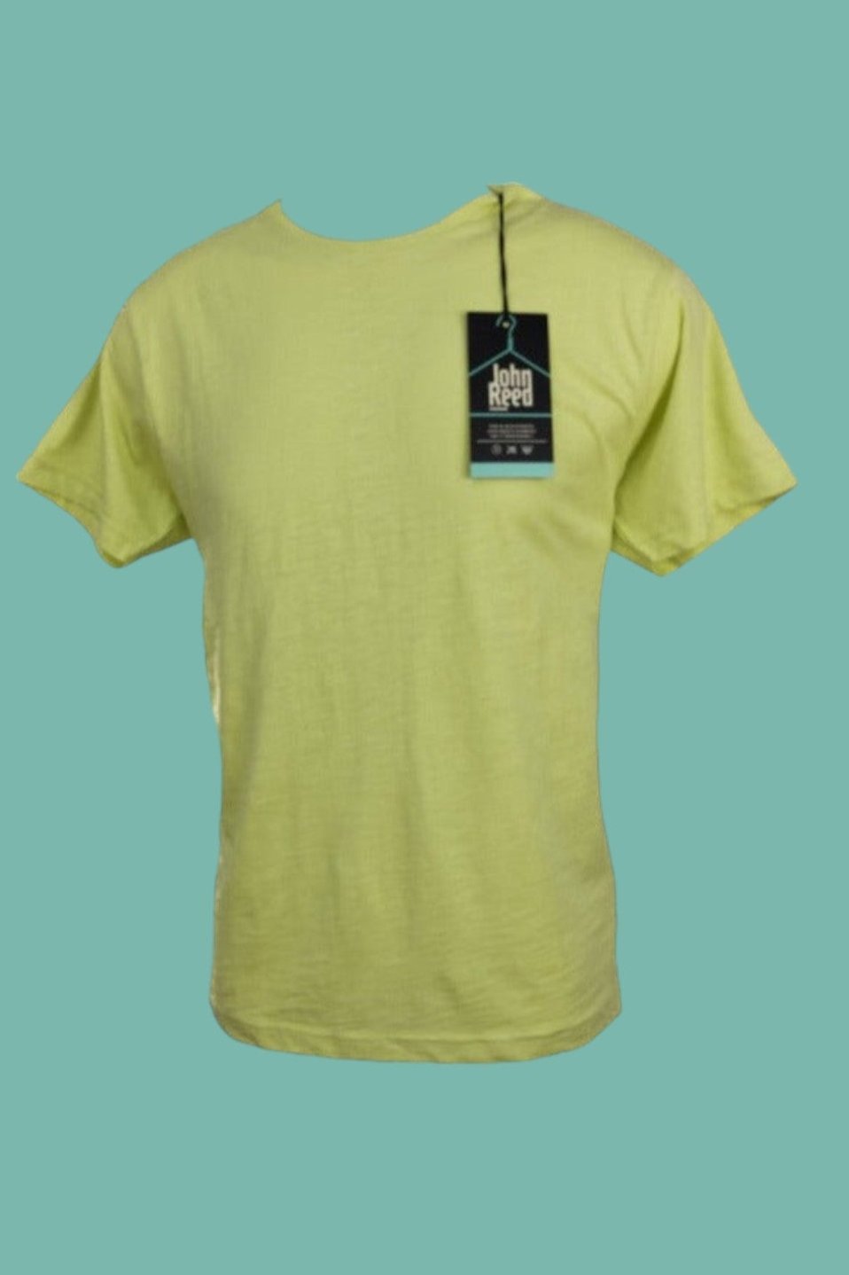 Stock Aνδρικό T-Shirt JOHN REED σε Lime Green