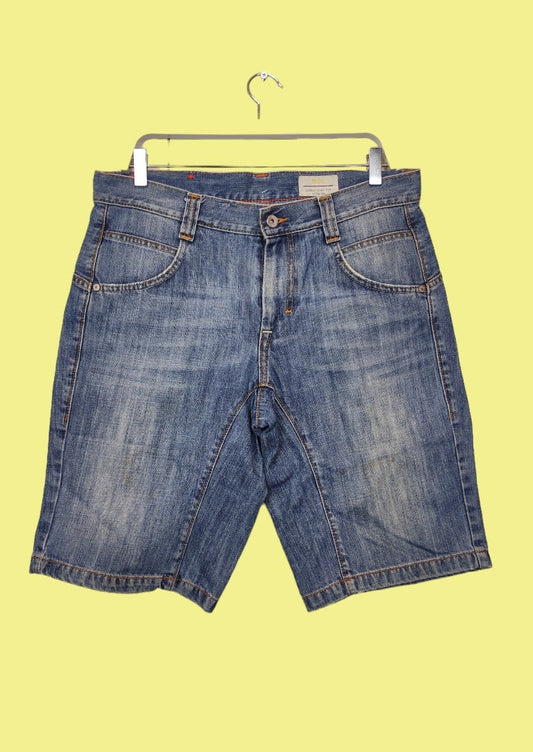 Ανδρική Τζιν Βερμούδα BOSS σε κλασικό Denim χρώμα (Medium)