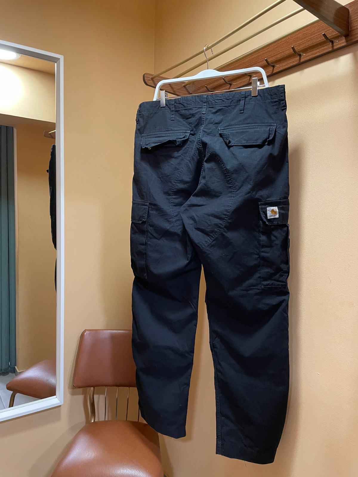Cargo Aνδρικό Παντελόνι CARHARTT σε Blue Black χρώμα (No36)