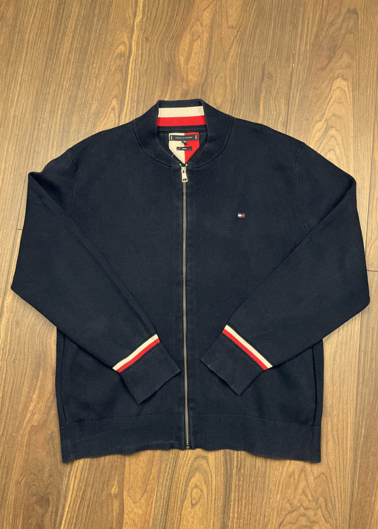 Πλεκτή Ανδρική Ζακέτα TOMMY HILFIGER σε Σκούρο Μπλε χρώμα (2XL)