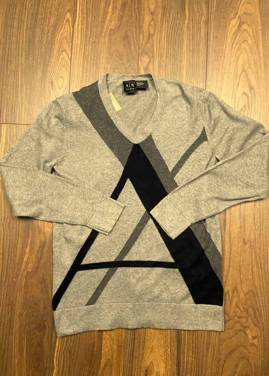 Γυναικεία Πλεκτή Μπλούζα / Λεπτό Πουλόβερ AX ARMANI Exchange σε Γκρι χρώμα (Άνετο M)