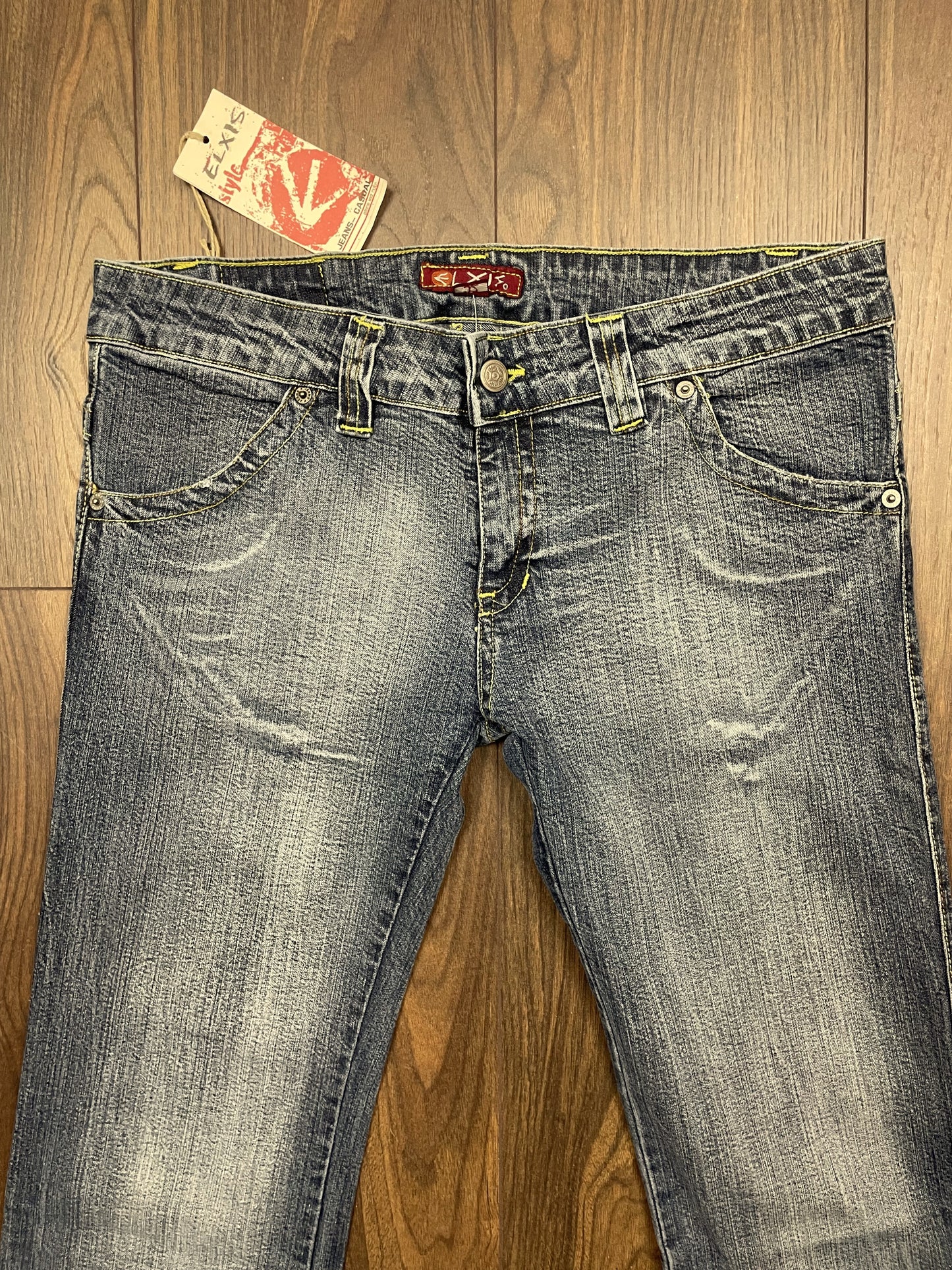 Dead Stock, Γυναικείο Tζιν Παντελόνι Set Set σε Ξεθωριασμένο Denim (No. 32)