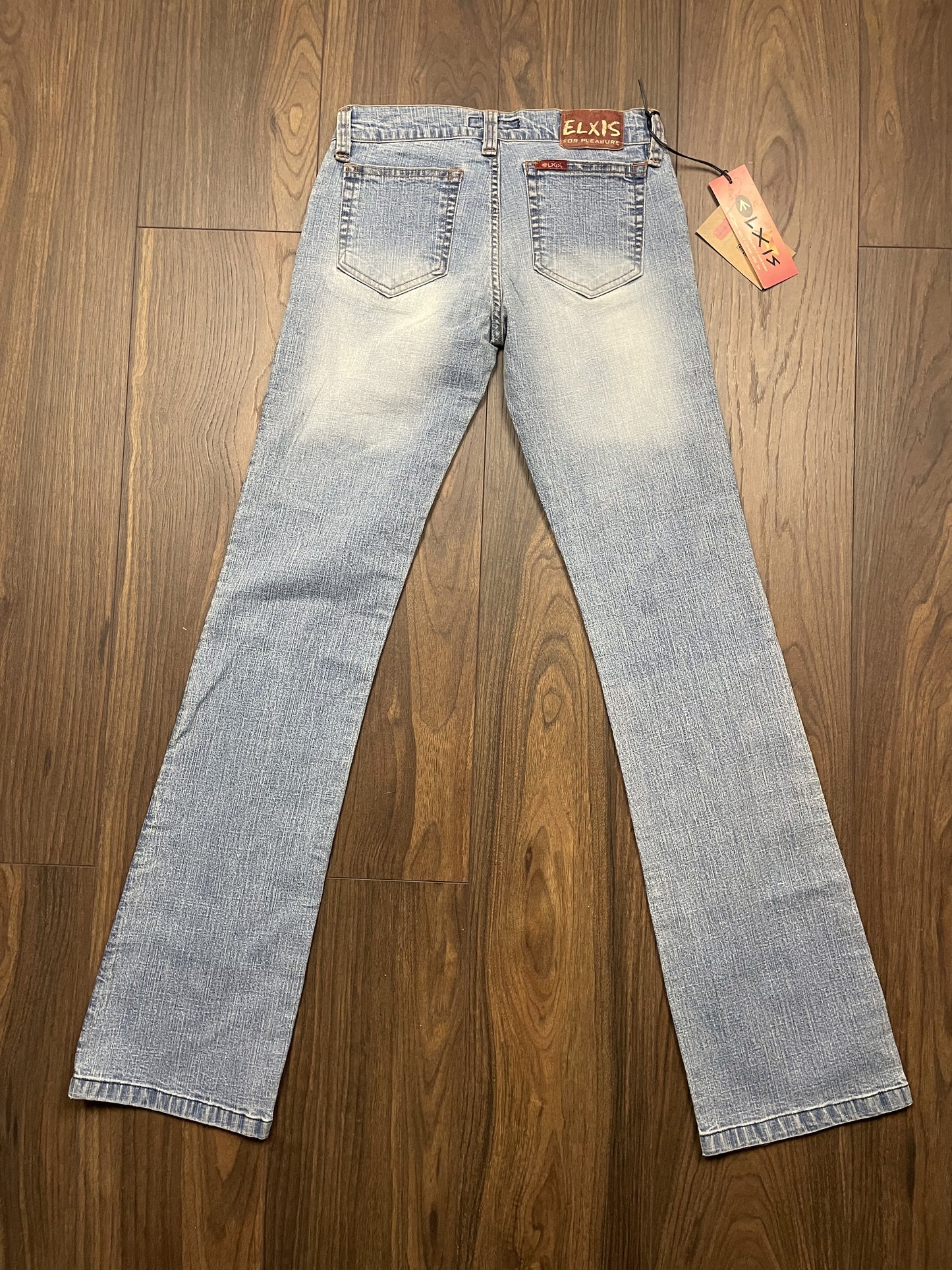 Dead Stock, Γυναικείο Tζιν Παντελόνι ELXIS σε Ανοιχτό Ξεθωριασμένο Denim (Small)