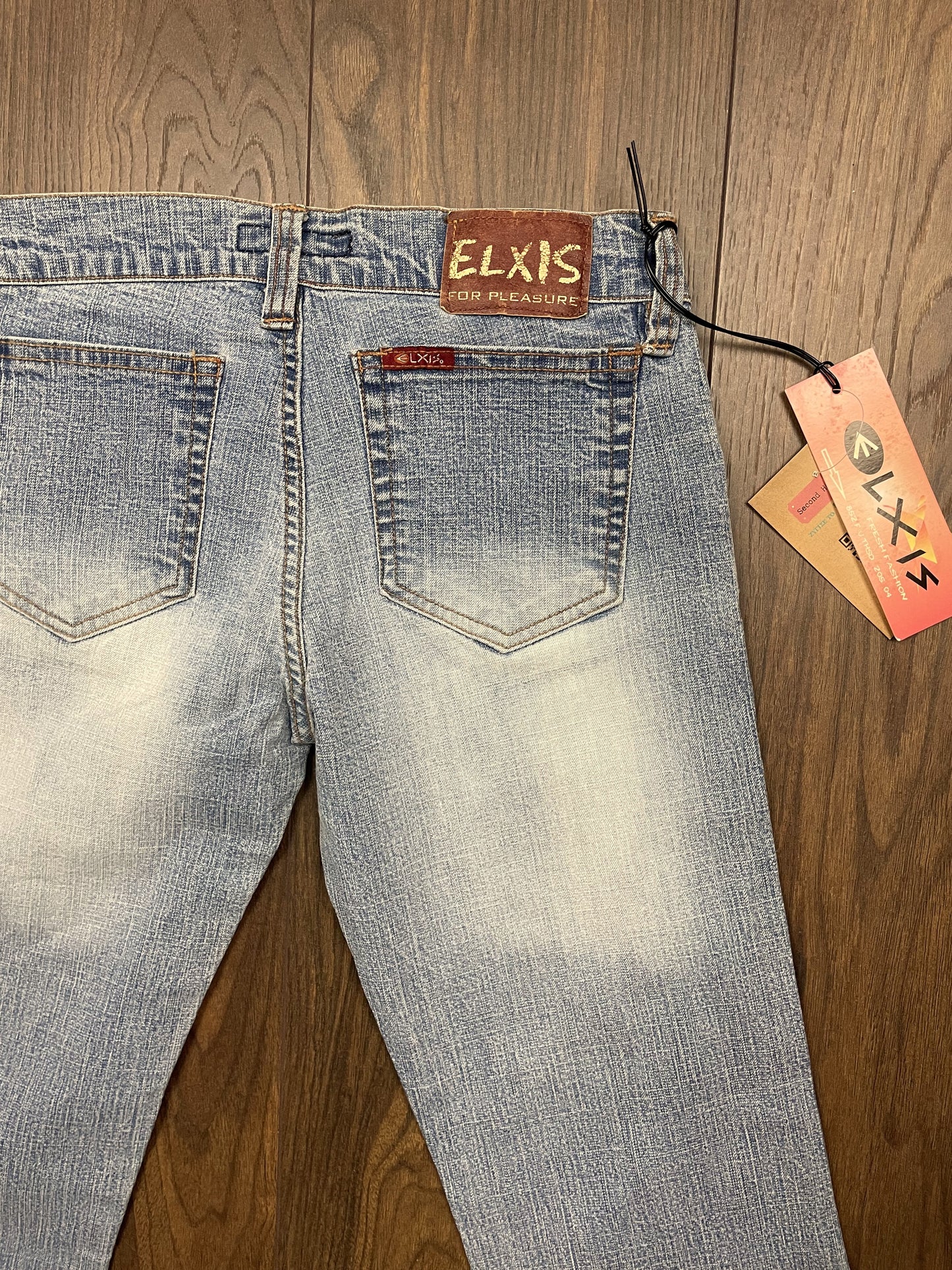 Dead Stock, Γυναικείο Tζιν Παντελόνι ELXIS σε Ανοιχτό Ξεθωριασμένο Denim (Small)